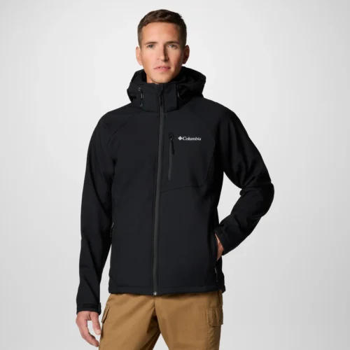 מעיל סופטשל לגברים CASCADE RIDGE III black columbia